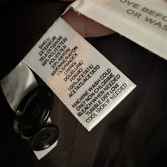 Ann Taylor Loft Women's Blazer Sz 10 Black & Grey Cheetah Print Long Sleeves - Picture 3 of 6